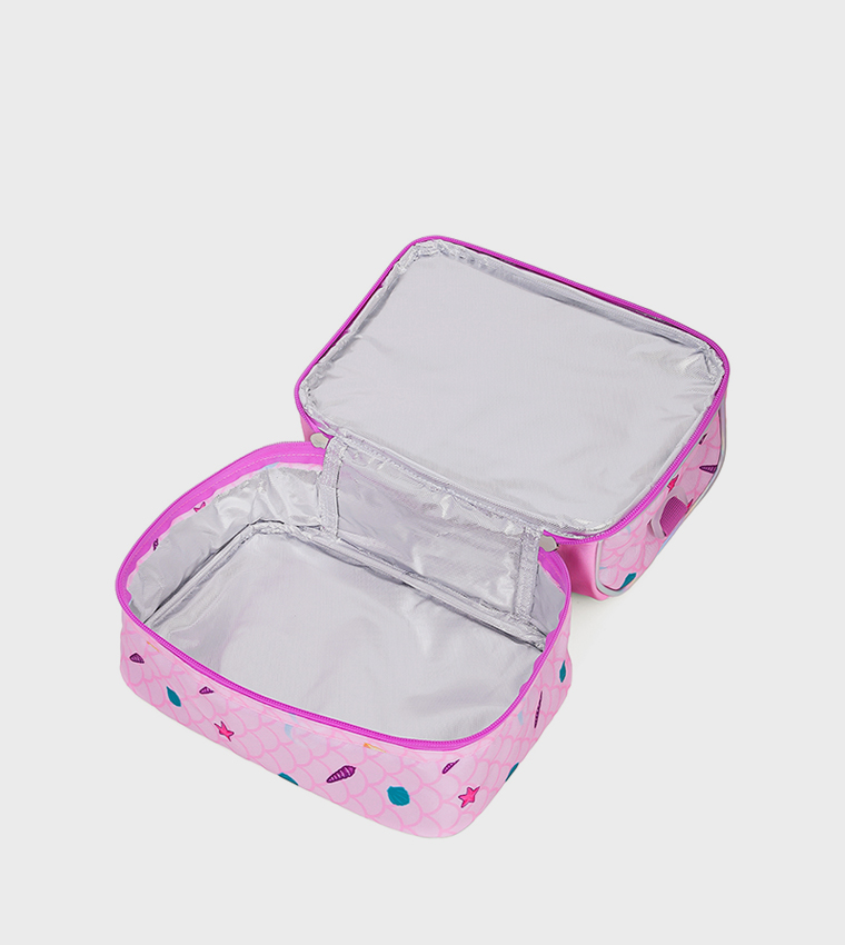 Mermaid Themed Dual Compartment Lunch Bag