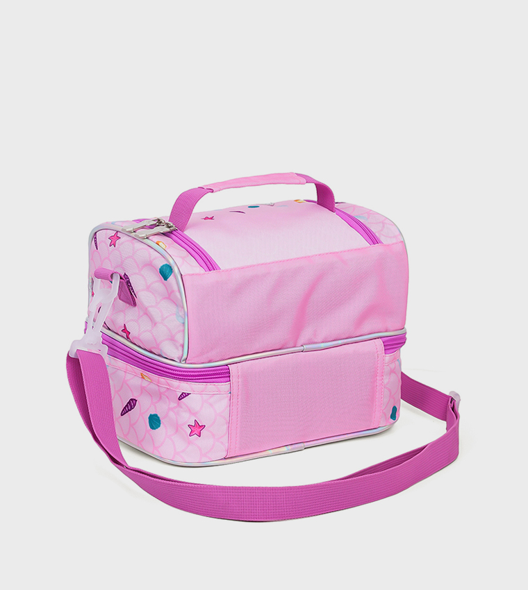 Mermaid Themed Dual Compartment Lunch Bag