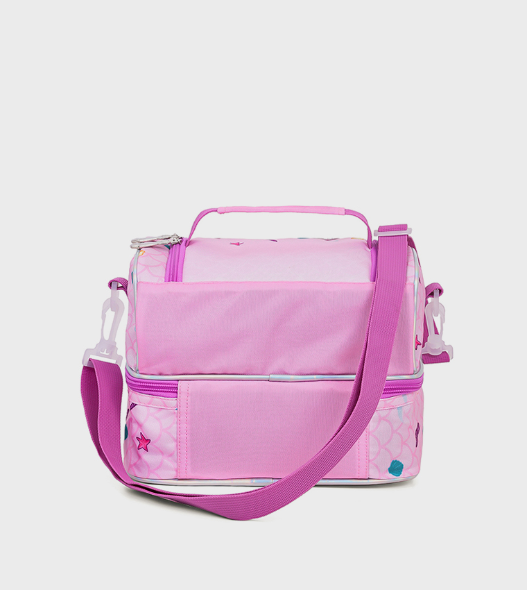 Mermaid Themed Dual Compartment Lunch Bag