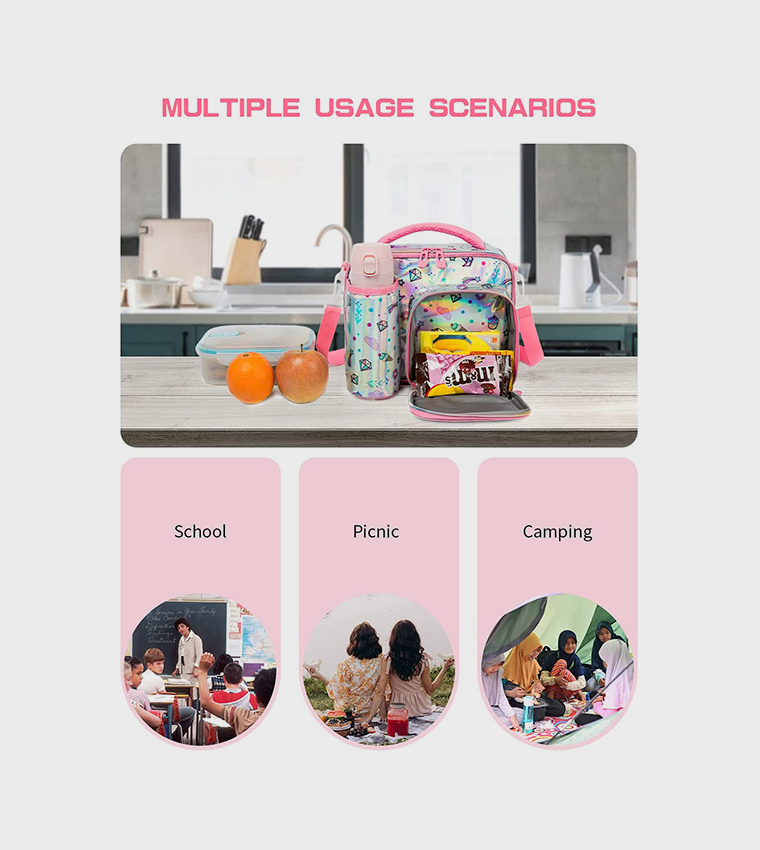 Unicorn Printed Lunch Bag