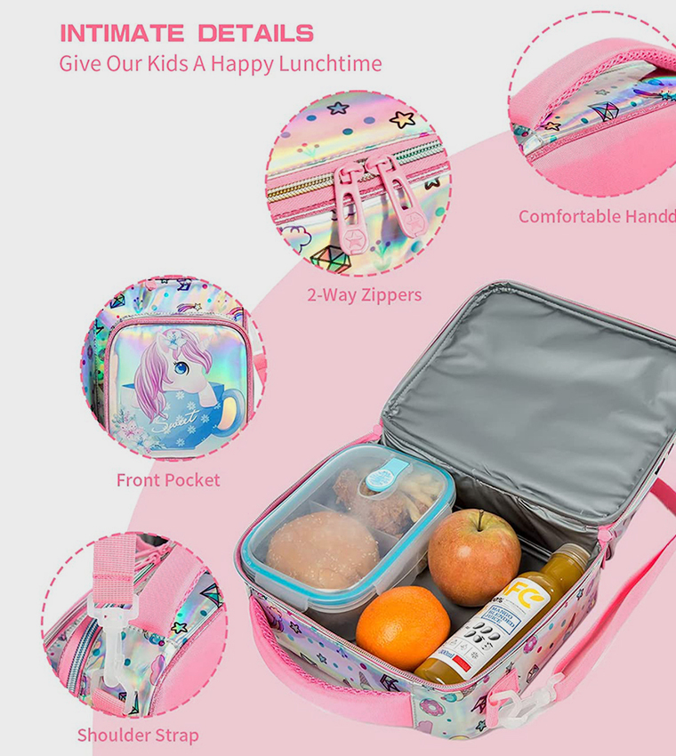 Unicorn Printed Lunch Bag