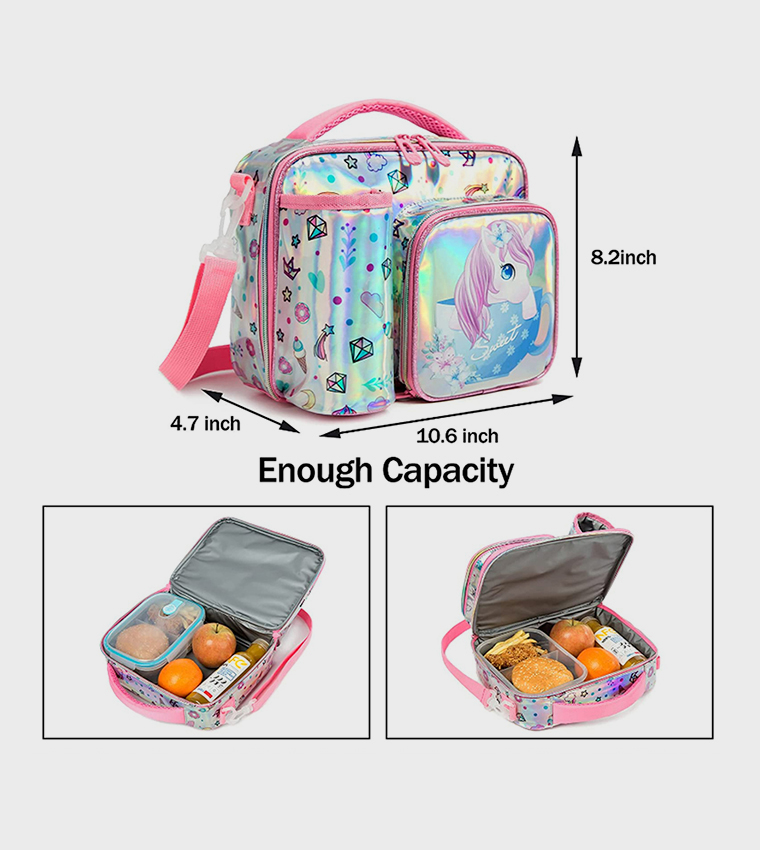 Unicorn Printed Lunch Bag