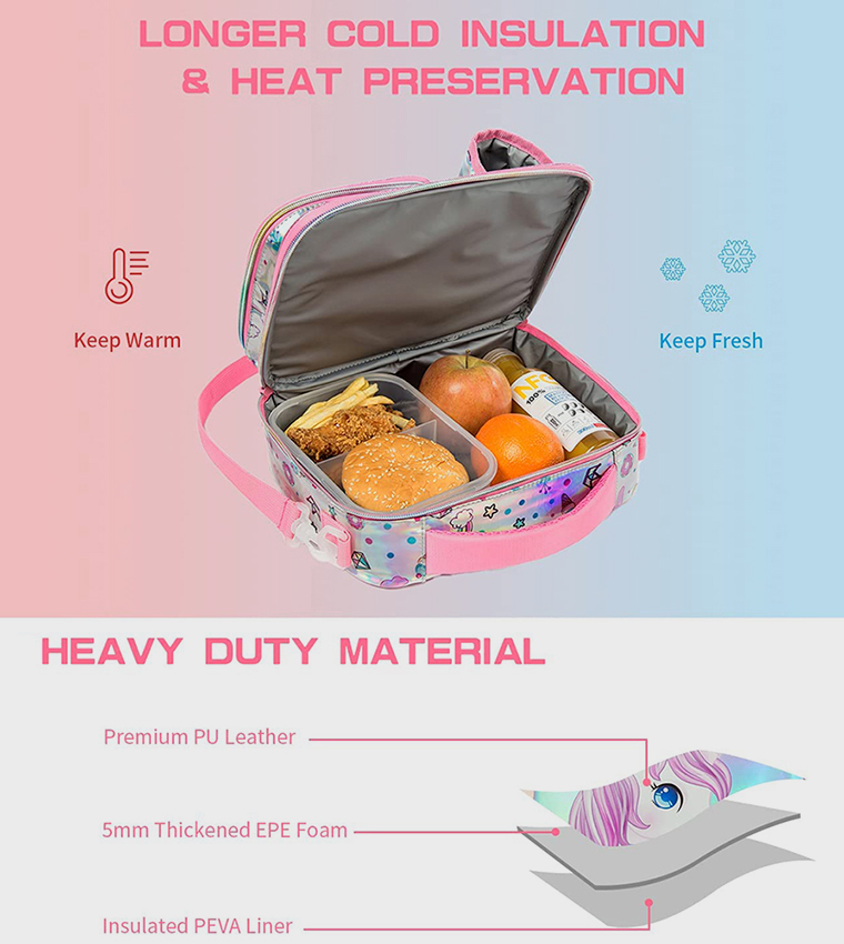 Unicorn Printed Lunch Bag