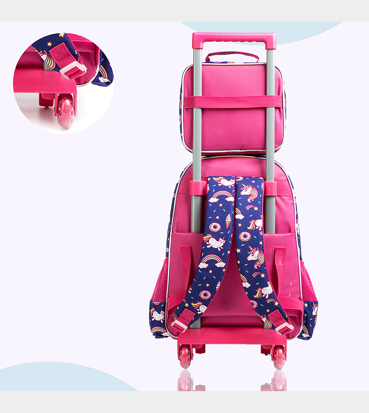 Binienty Kids Fashion School Bag Set 3-in-1 Backpack Lunch Bag Pouch - View #9