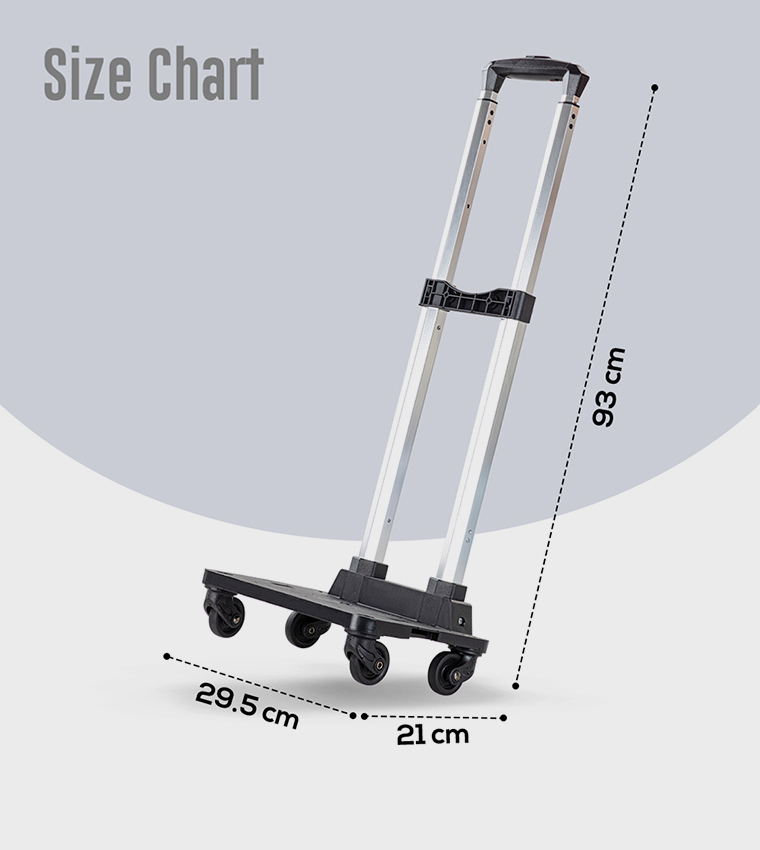 4-Wheel School Bag Trolley