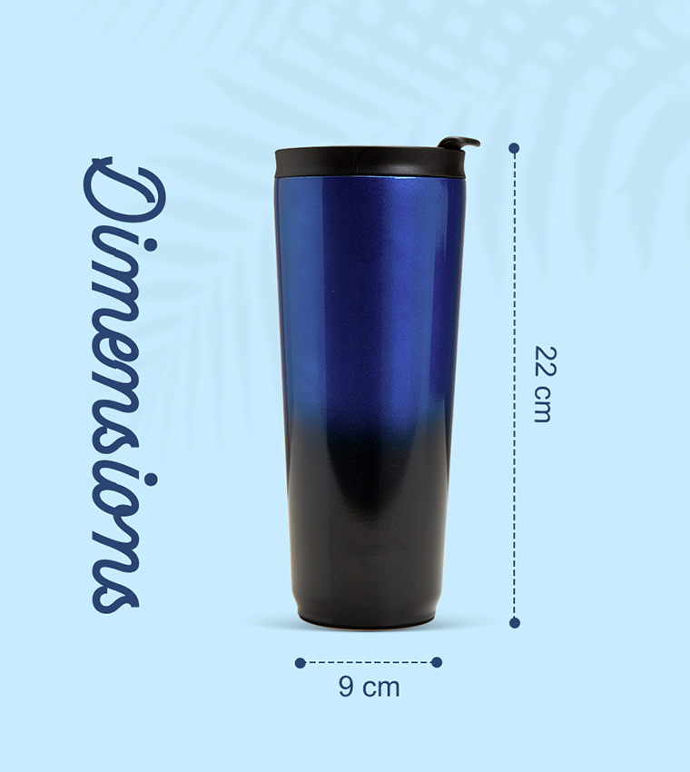 قارورة ماء حرارية بدرجات ألوان، 700 مل