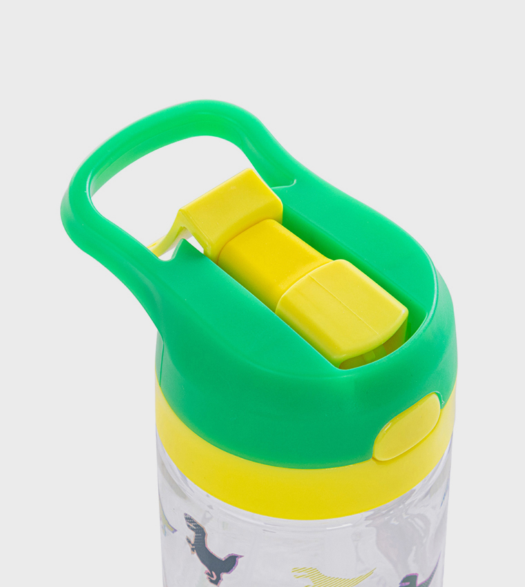 Dinosaur Print Tritan Spray Water Bottle, 500ml