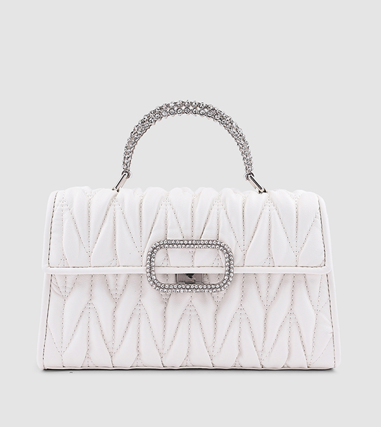 Cuple  Handheld Bags - White Handheld Bags