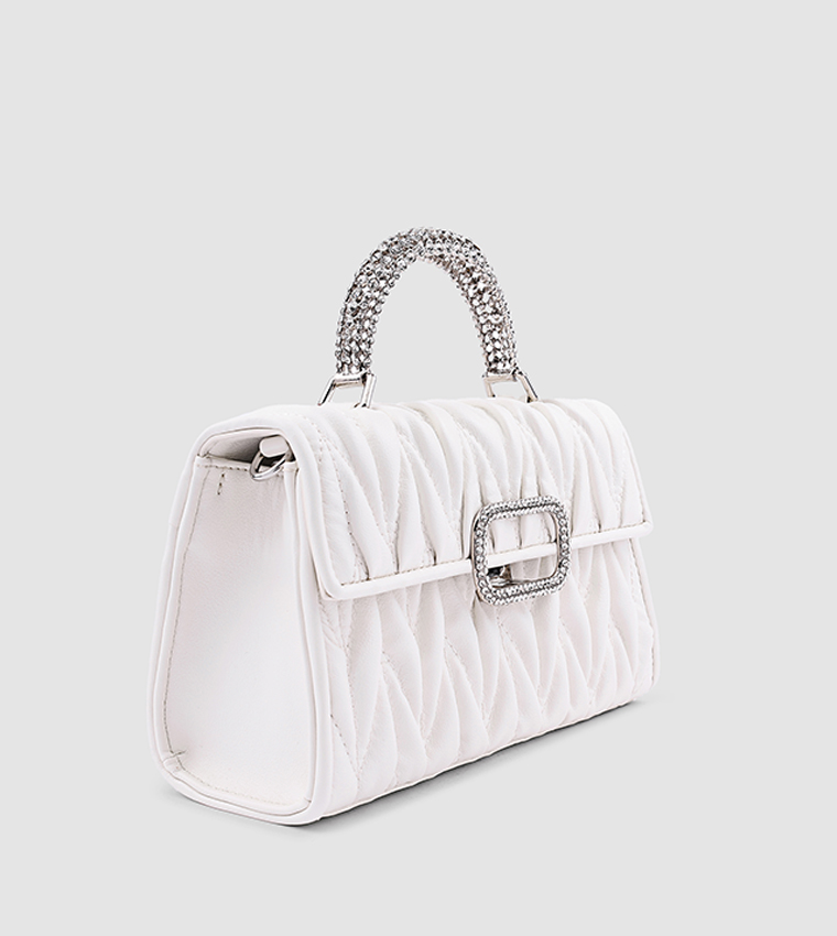 Cuple  Handheld Bags - White Handheld Bags