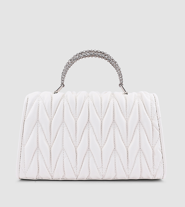 Cuple  Handheld Bags - White Handheld Bags