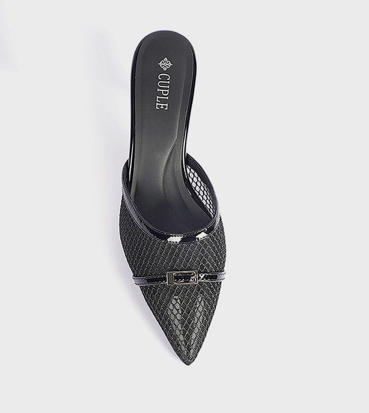 Pointed Toe Kitten Heel Pumps
