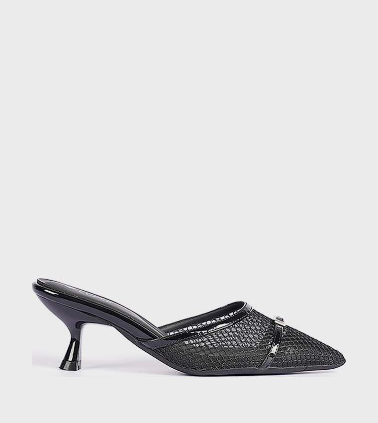 Pointed Toe Kitten Heel Pumps