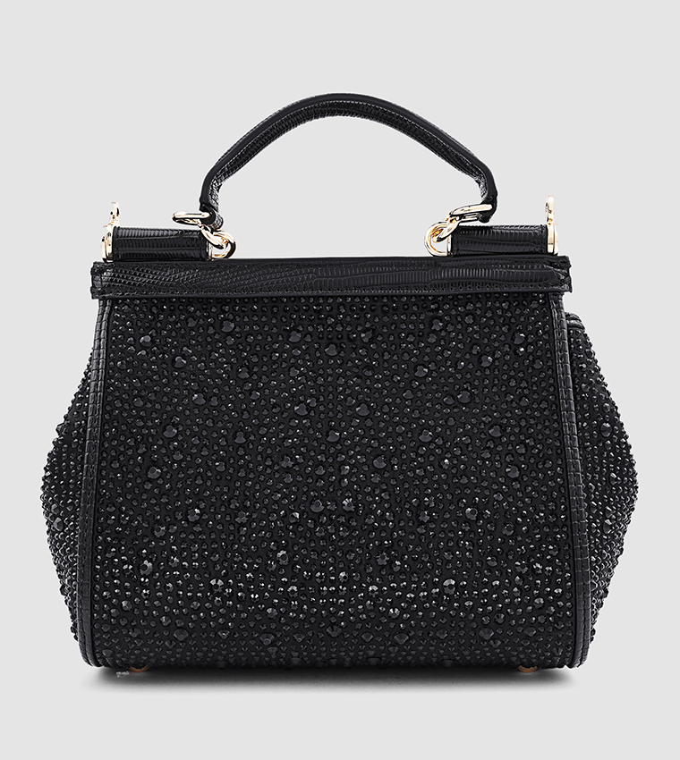 Embellished Satchel Bag