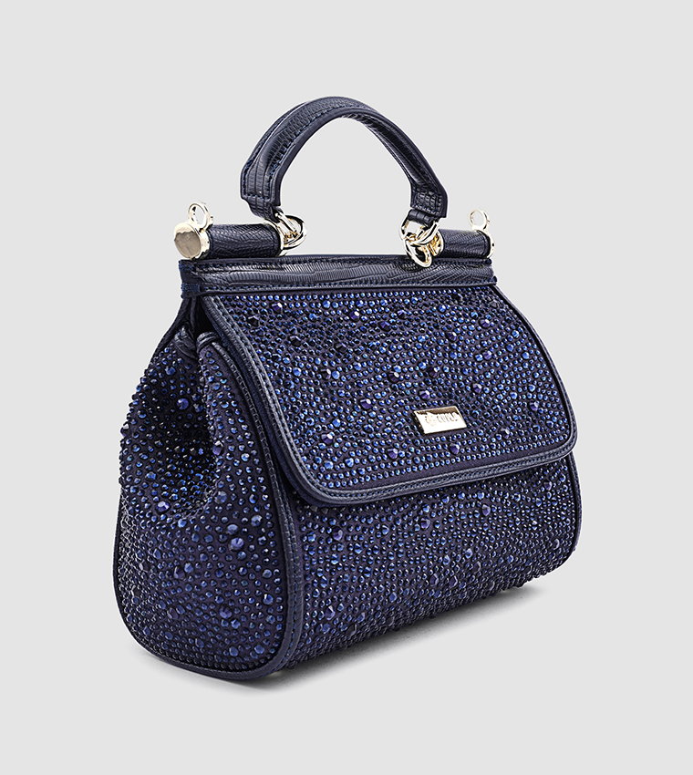 Embellished Satchel Bag