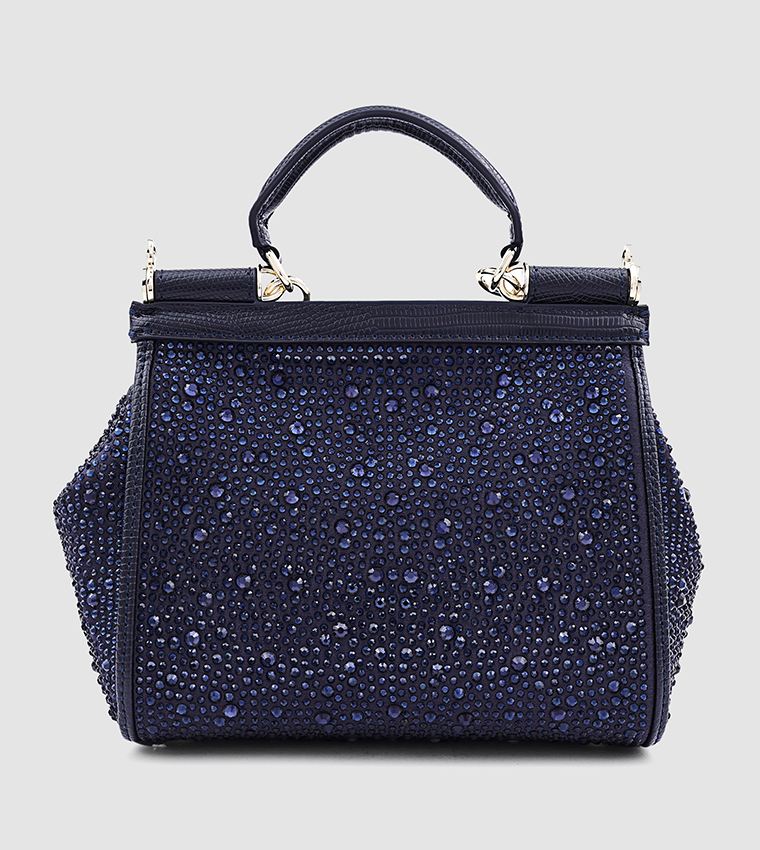 Embellished Satchel Bag