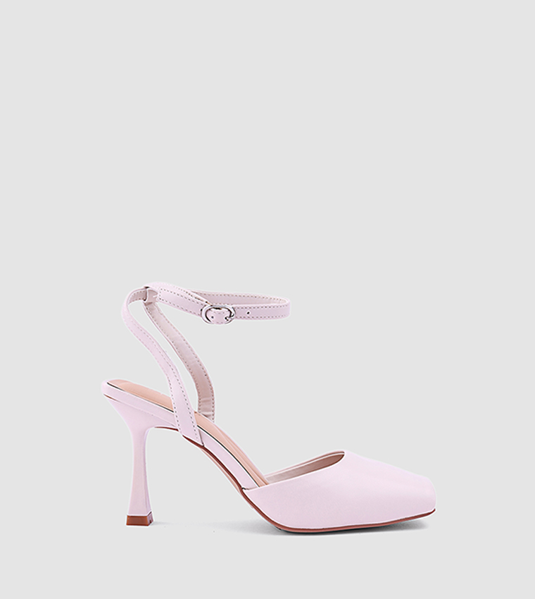 Ankle Strap Peep Toe Pumps
