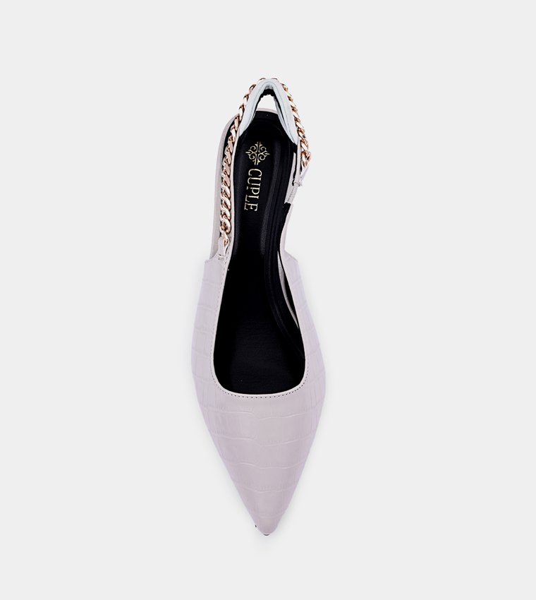 Cuple  Pumps - Grey Pumps