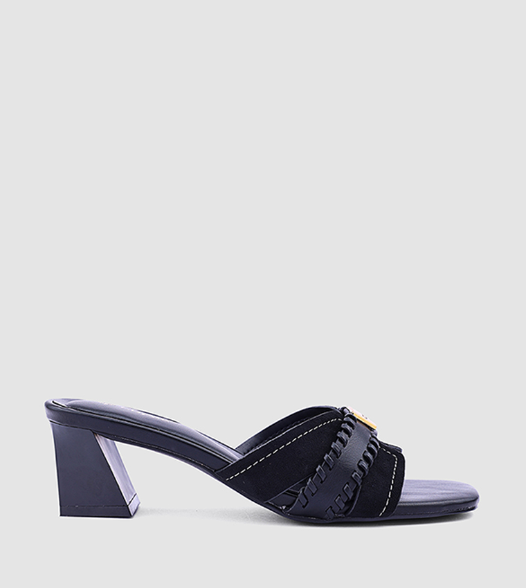 Open Toe Block Heel Sandals