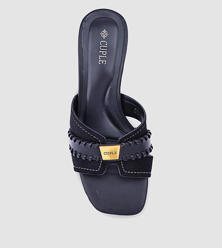 Open Toe Block Heel Sandals