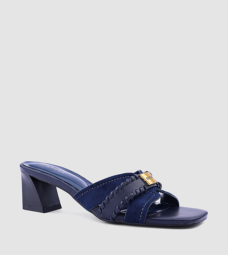 Open Toe Block Heel Sandals