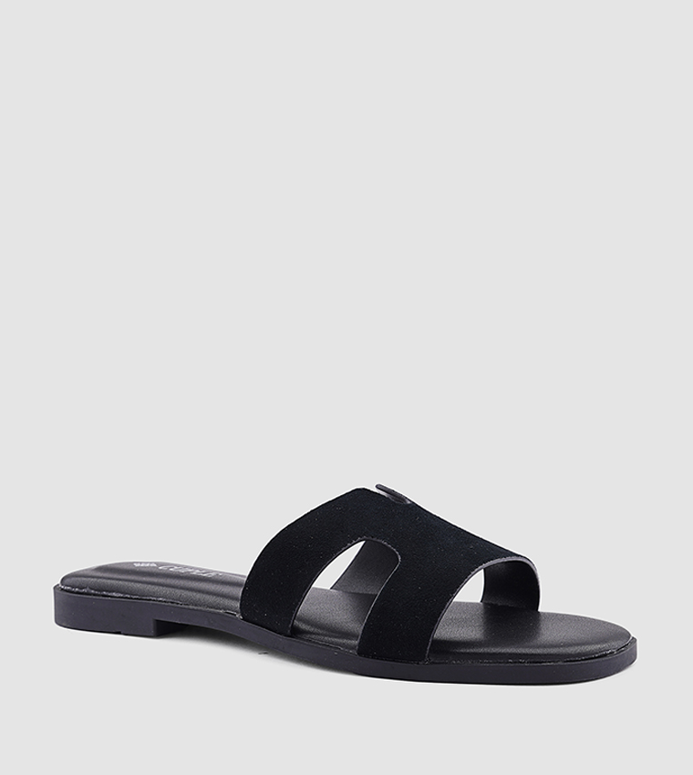 Cuple  Flat Sandals - BLACK Flat Sandals
