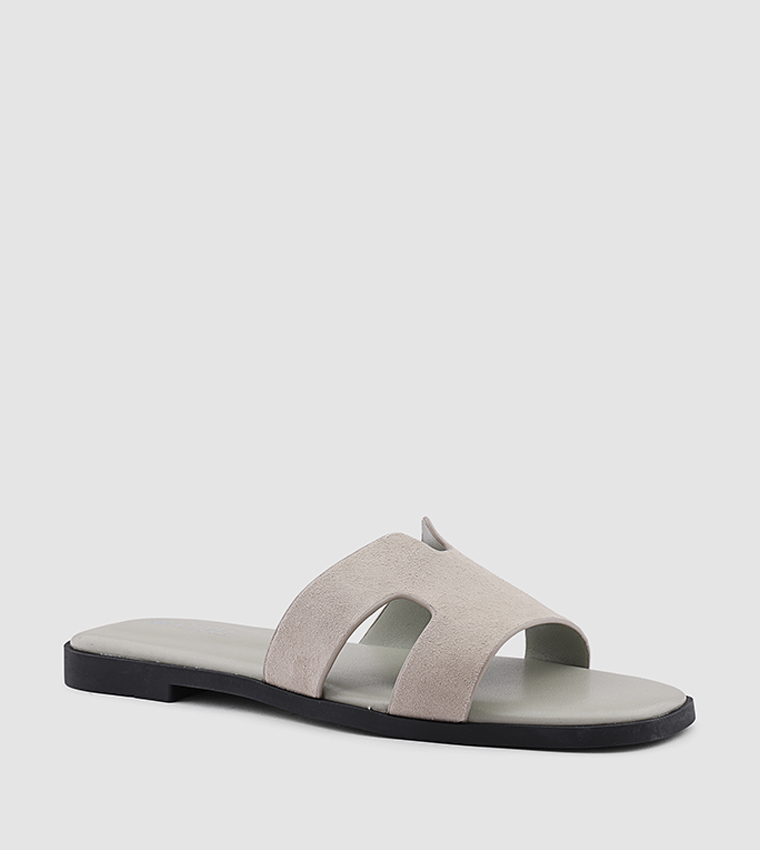 كابلي  الصنادل المسطحة - أخضر Flat Sandals