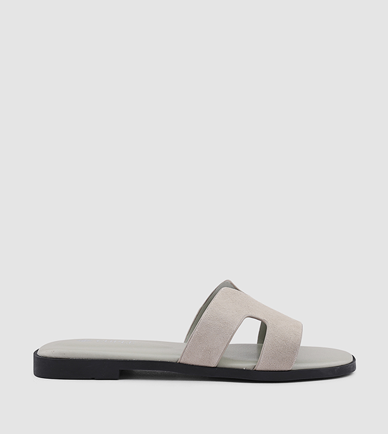 كابلي  الصنادل المسطحة - أخضر Flat Sandals