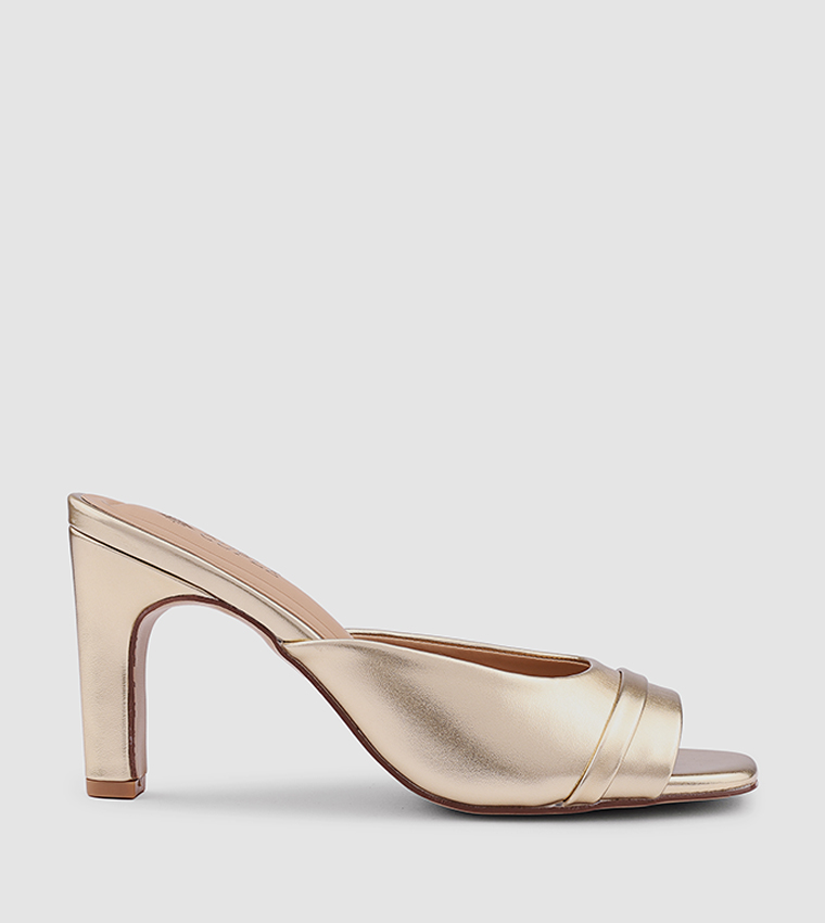 Cuple  Heels - Gold Heels