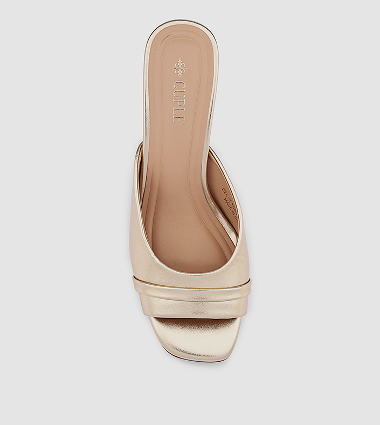 Cuple  Heels - Gold Heels