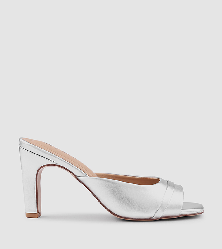 Cuple  Heels - Silver Heels