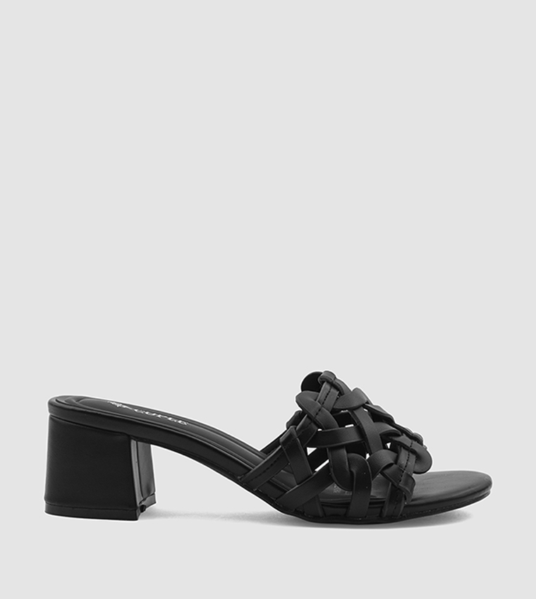 Open Toe Block Heel Sandals