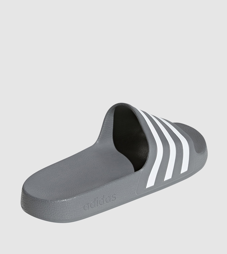 Adilette Aqua Striped Strap Slides