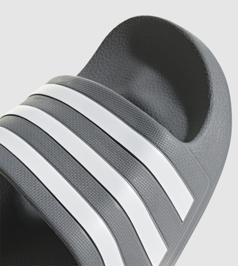 Adilette Aqua Striped Strap Slides