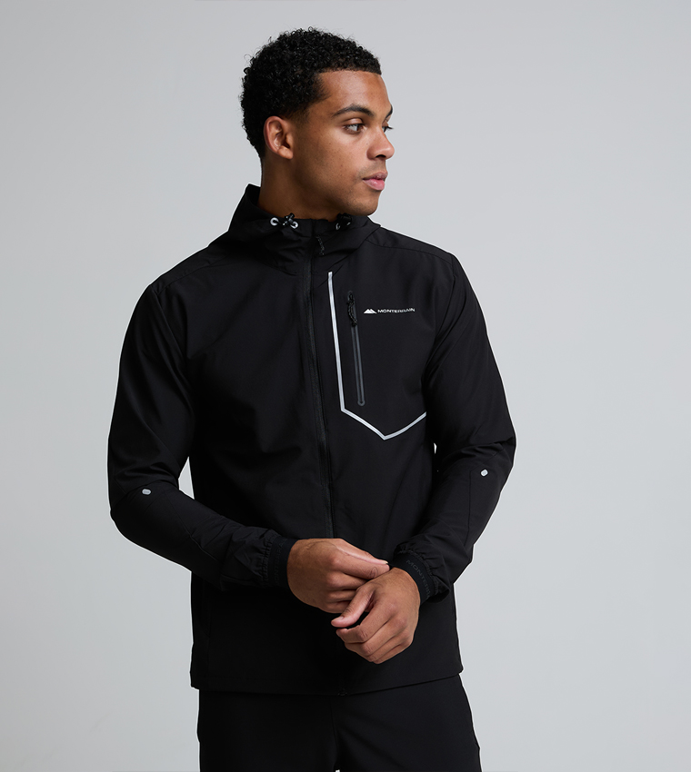 RAMBLE 3.0 Solid Zip Up Hooded Active Jacket