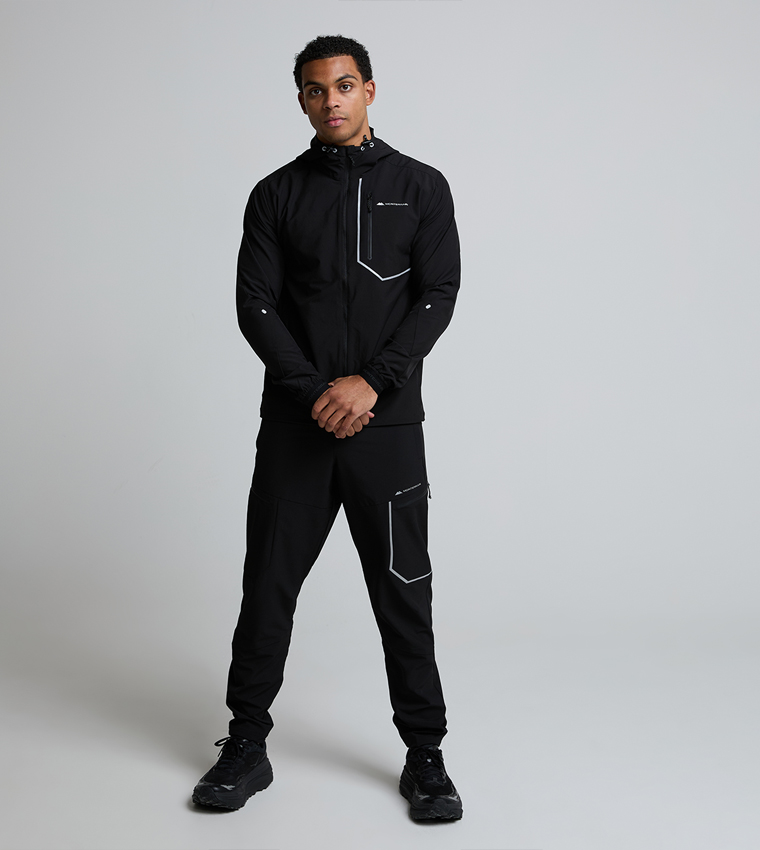 RAMBLE 3.0 Solid Zip Up Hooded Active Jacket