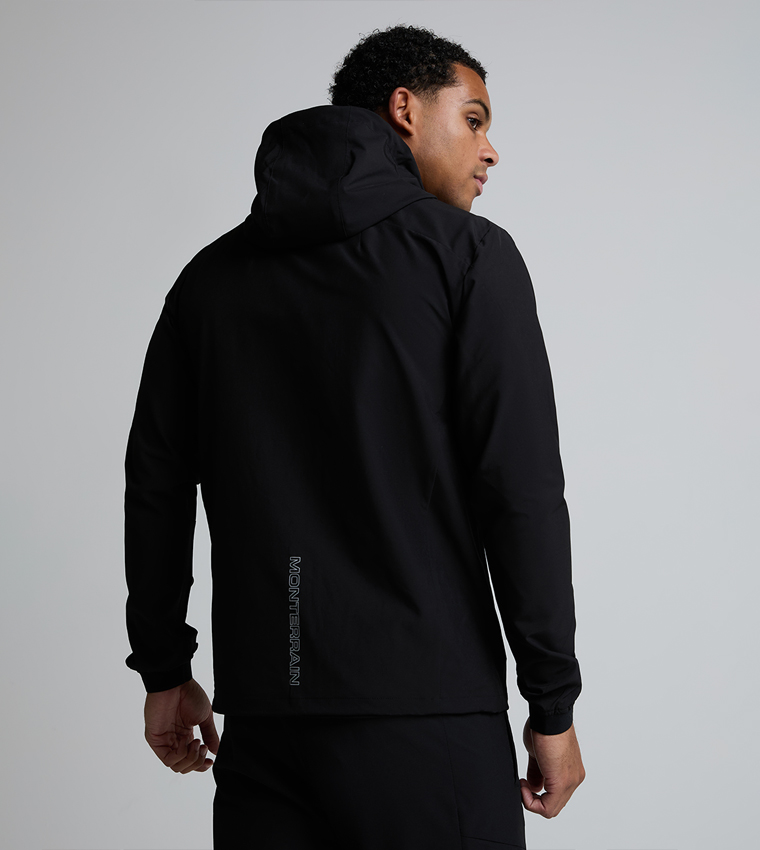 RAMBLE 3.0 Solid Zip Up Hooded Active Jacket