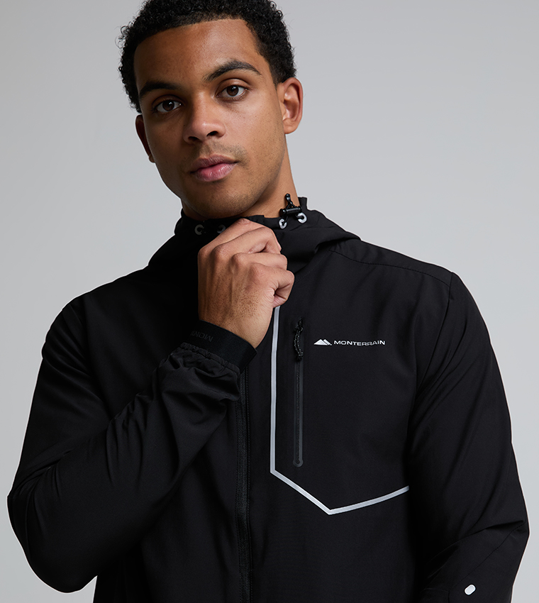 RAMBLE 3.0 Solid Zip Up Hooded Active Jacket