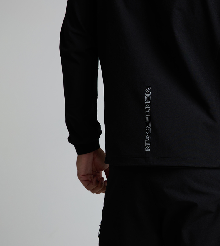 RAMBLE 3.0 Solid Zip Up Hooded Active Jacket