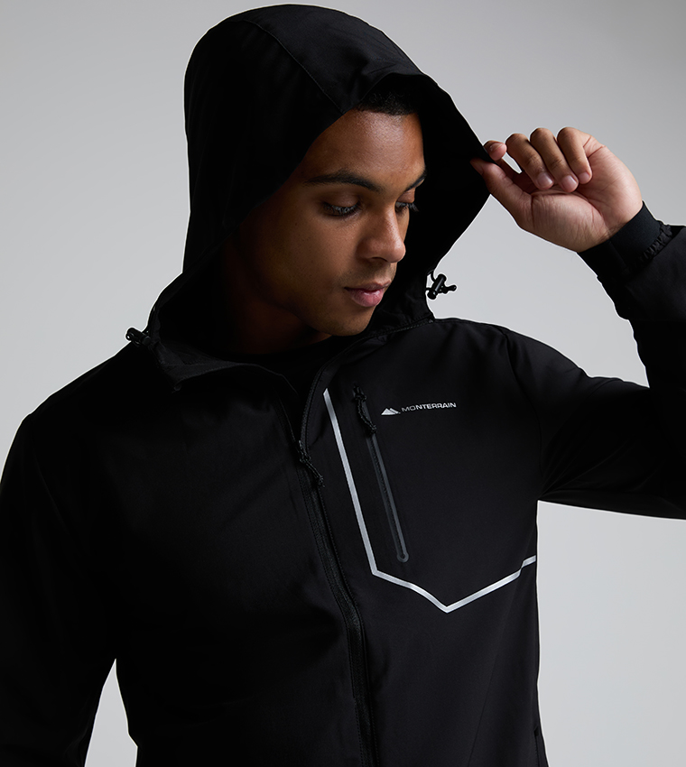RAMBLE 3.0 Solid Zip Up Hooded Active Jacket