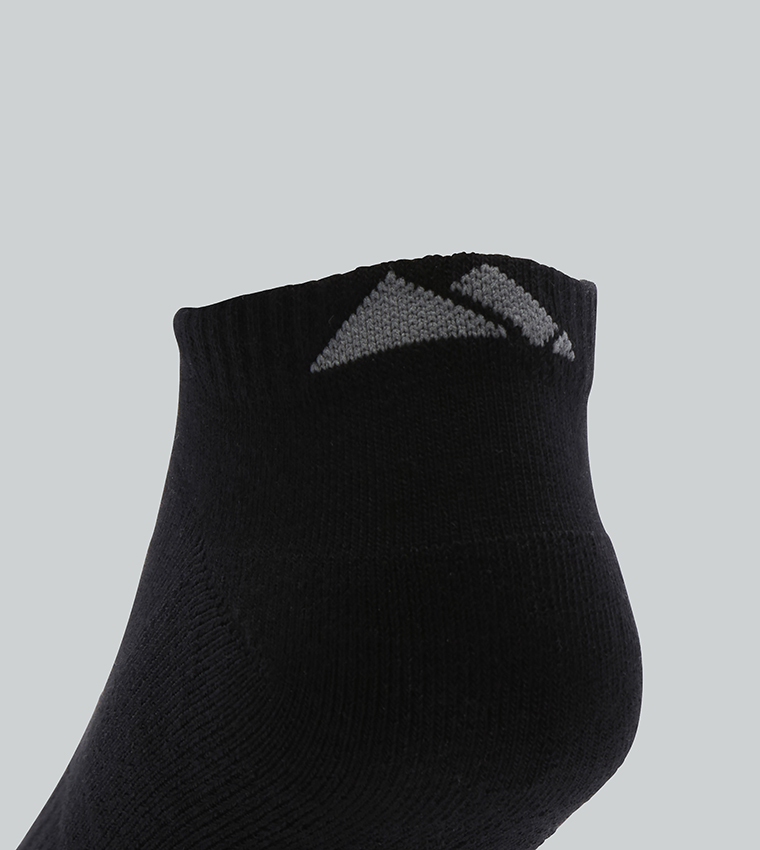 3 Pack Logo Detail Ankle Socks