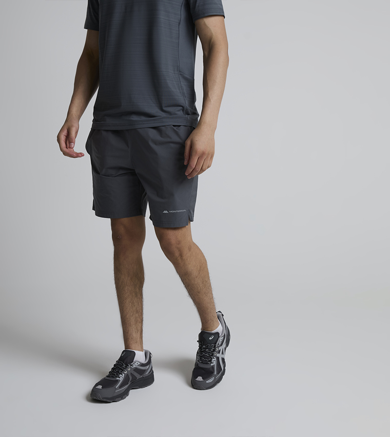 RUSH 2.0 Solid Drawstring Running Shorts