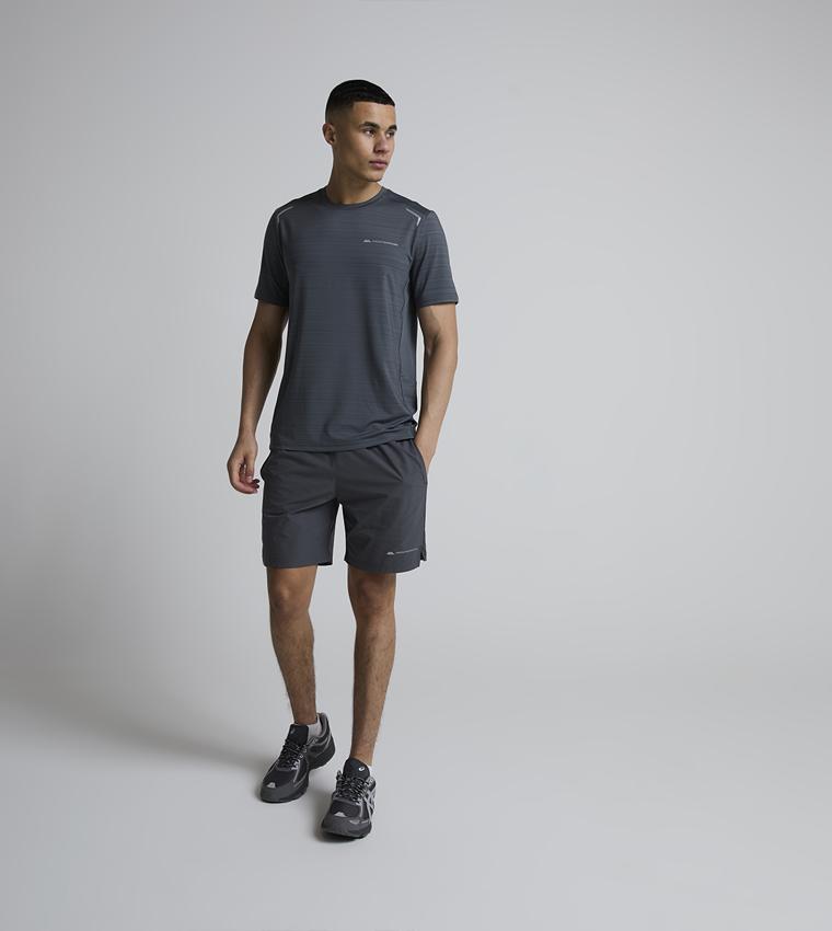 RUSH 2.0 Solid Drawstring Running Shorts