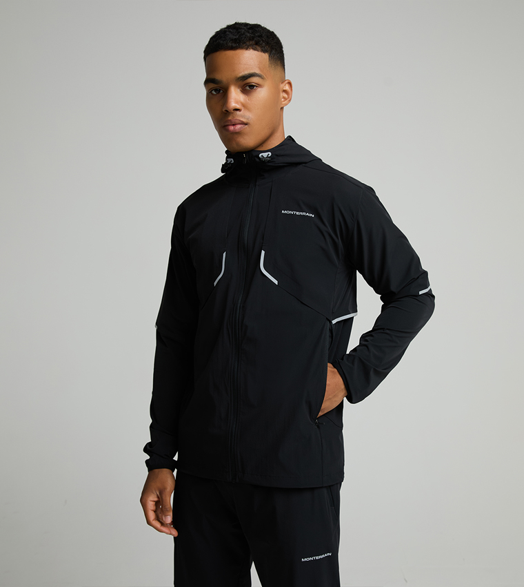 VENT 2.0 Solid Zip Through Hooded Running Jacket