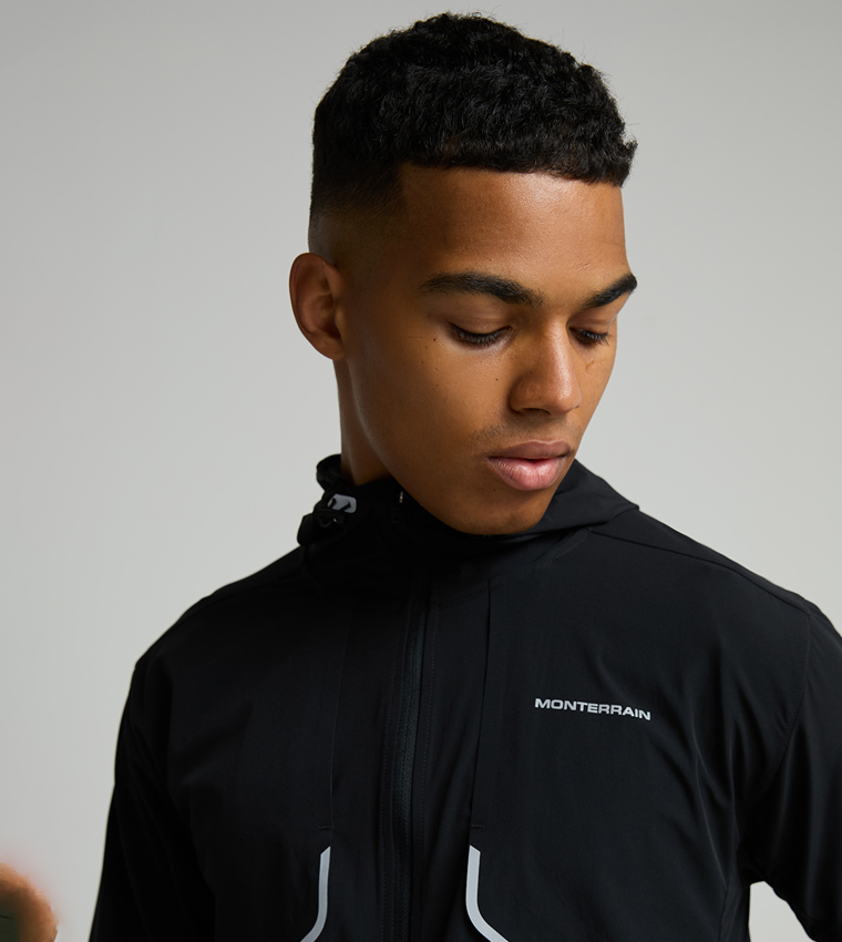 VENT 2.0 Solid Zip Through Hooded Running Jacket