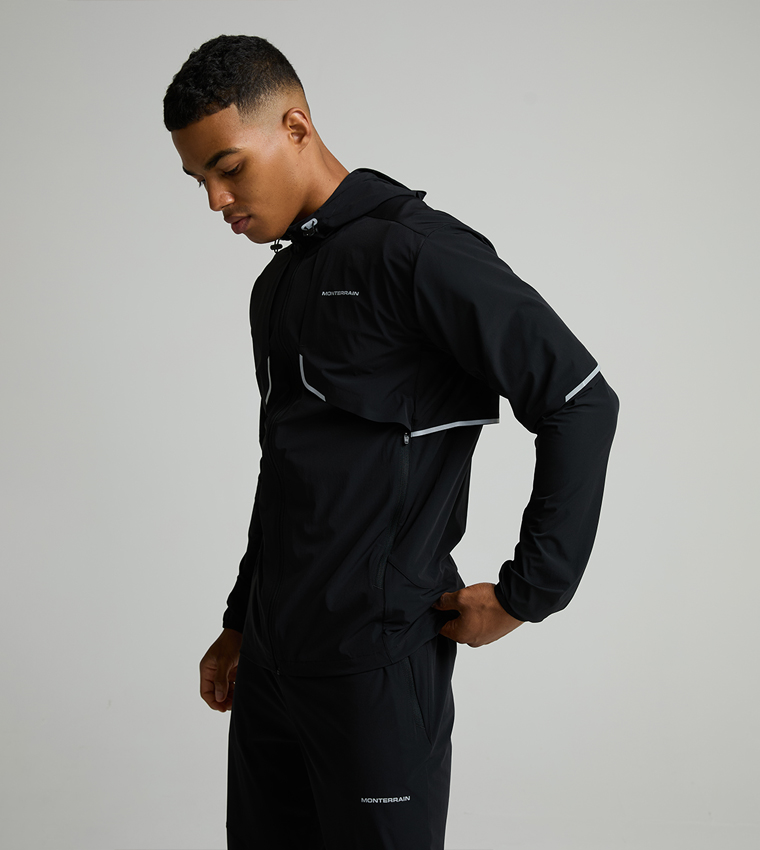 VENT 2.0 Solid Zip Through Hooded Running Jacket