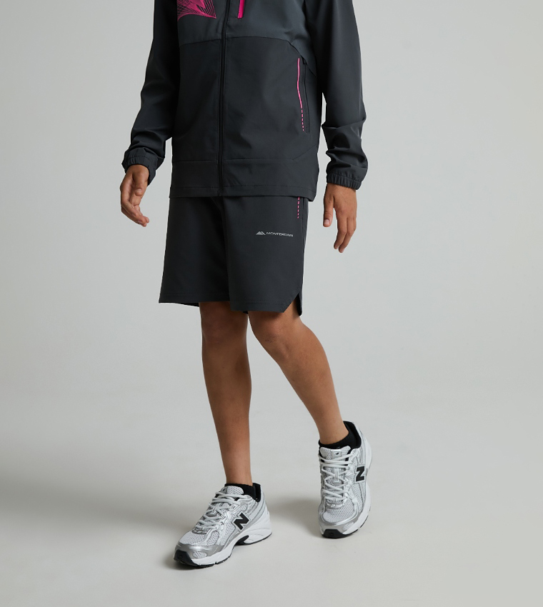 ABYSS Solid Drawstring Running Shorts