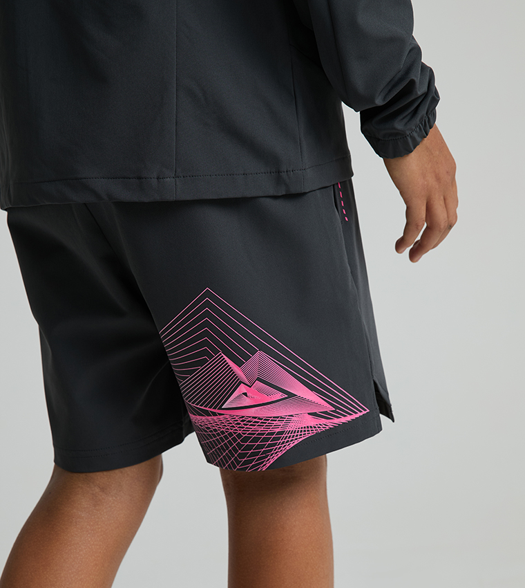 ABYSS Solid Drawstring Running Shorts