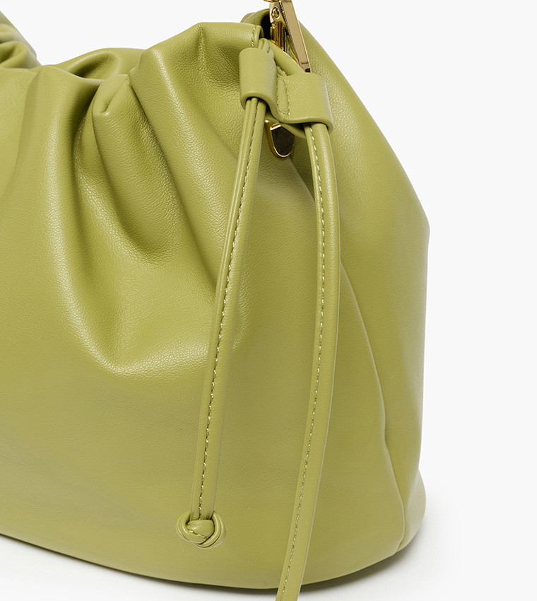 ISABEAU Ruched Shoulder Bag
