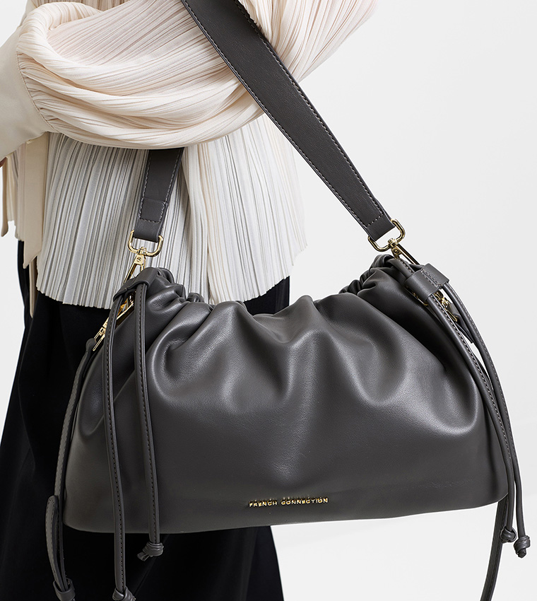 ISABEAU Ruched Shoulder Bag