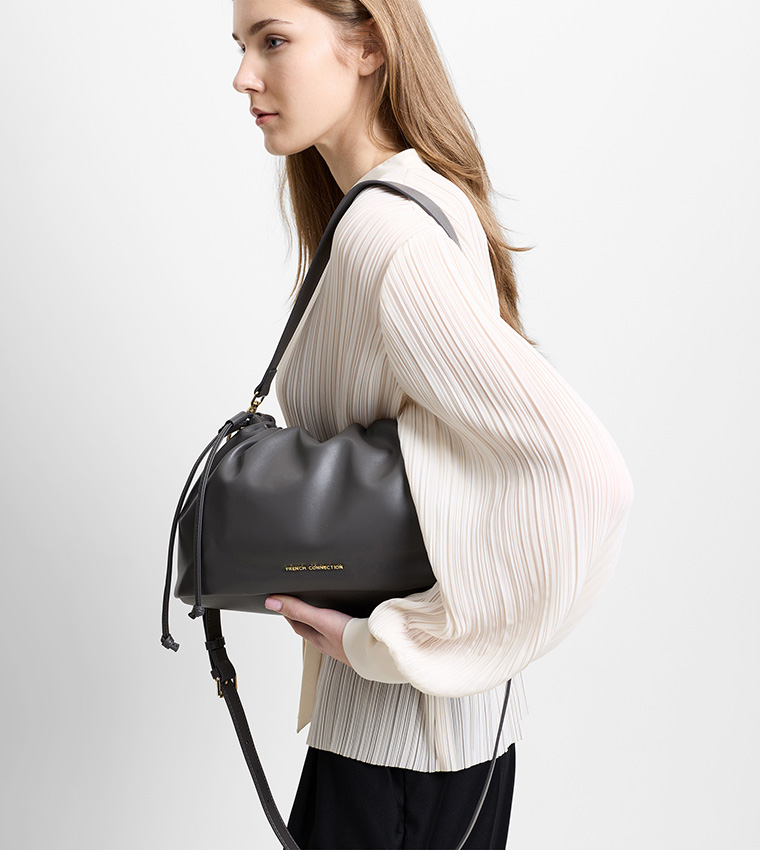 ISABEAU Ruched Shoulder Bag